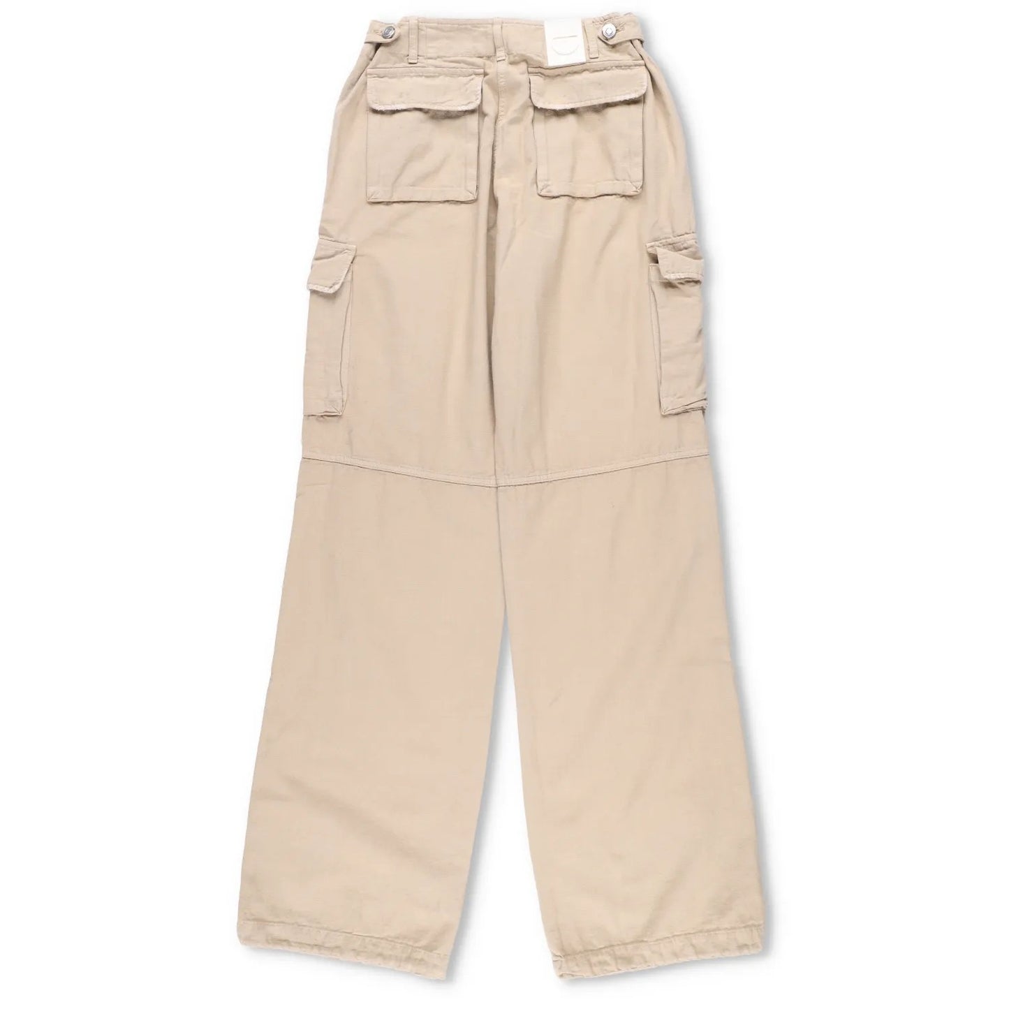 COPERNI Womens Canvas Wide Leg Cargo Pants Relaxed Fit Neutrals 34 RRP 810 — View 11