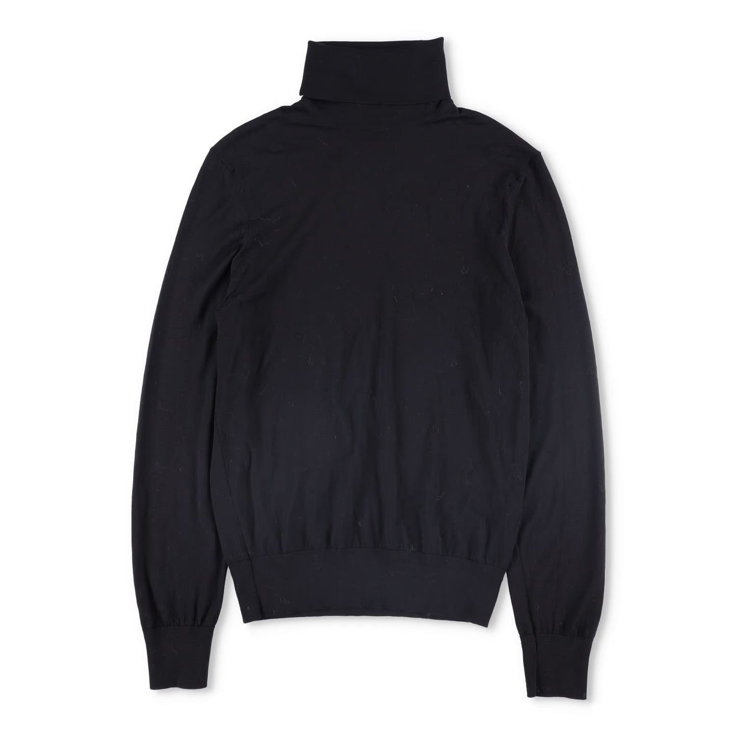 TOM FORD Mens Fine Gauge Merino Roll Neck Black Turtleneck Jumper Size 48 RRP930