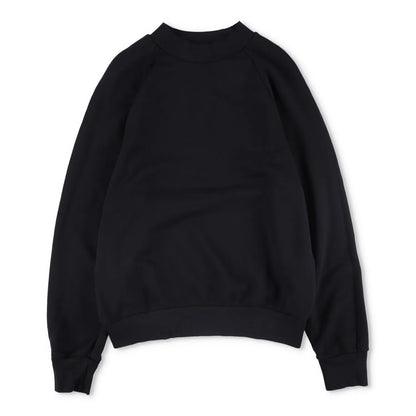 LES TIEN Mens Sweatshirt Crew Neck Cotton Pullover Black Long Sleeve M RRP 260