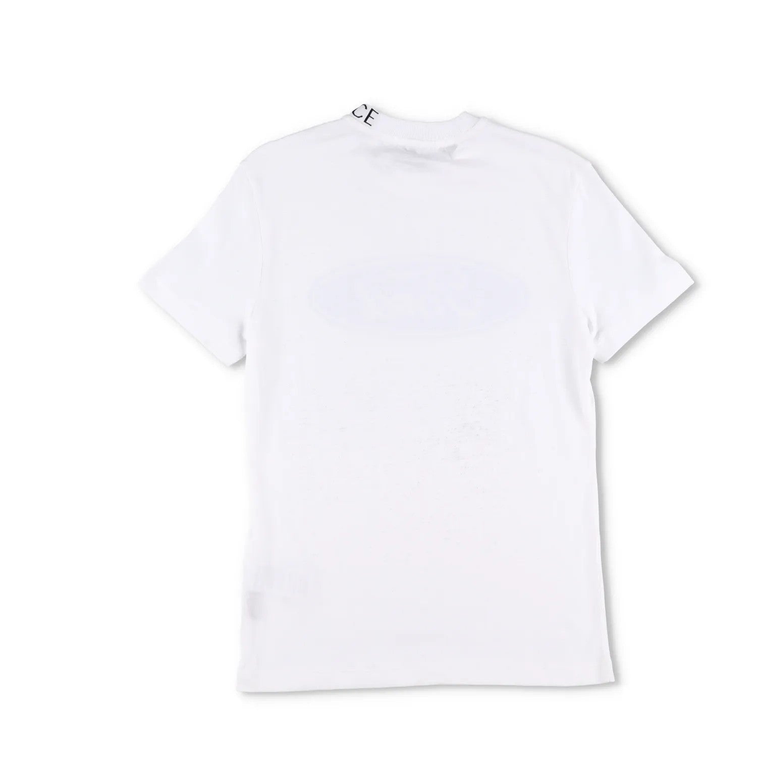VERSACE Womens T-Shirt Large Ford Logo White Cotton Crew Neck Size XS RRP 200 — View 5