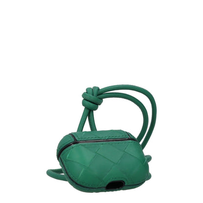 BOTTEGA VENETA Carry Case Strap For Apple AirPods Pro Green Leather OS RRP 470 — View 6