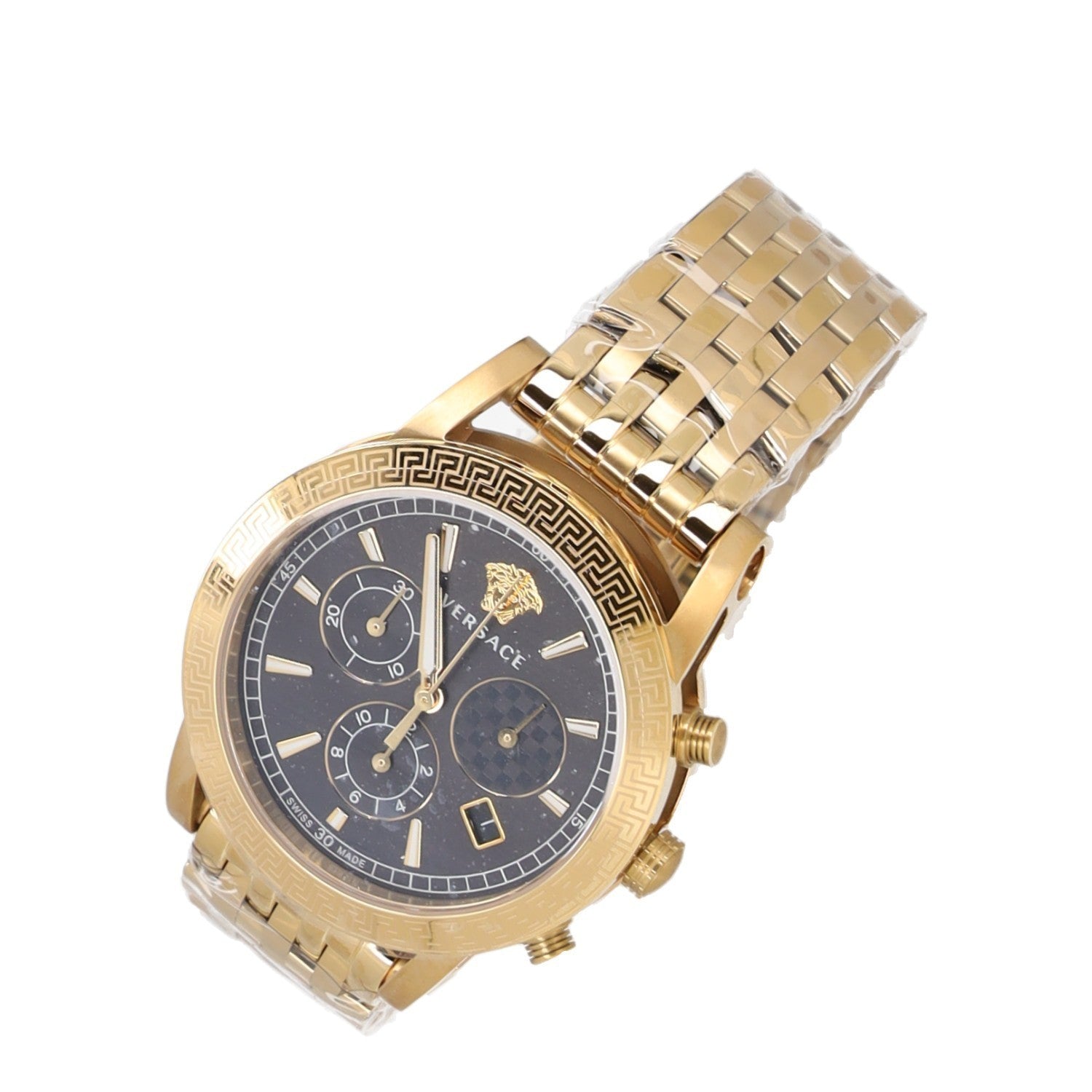 VERSACE Ladies Watch Sport Tech Diamond 40mm Black Gold VELT00919 RRP1300 — View 2