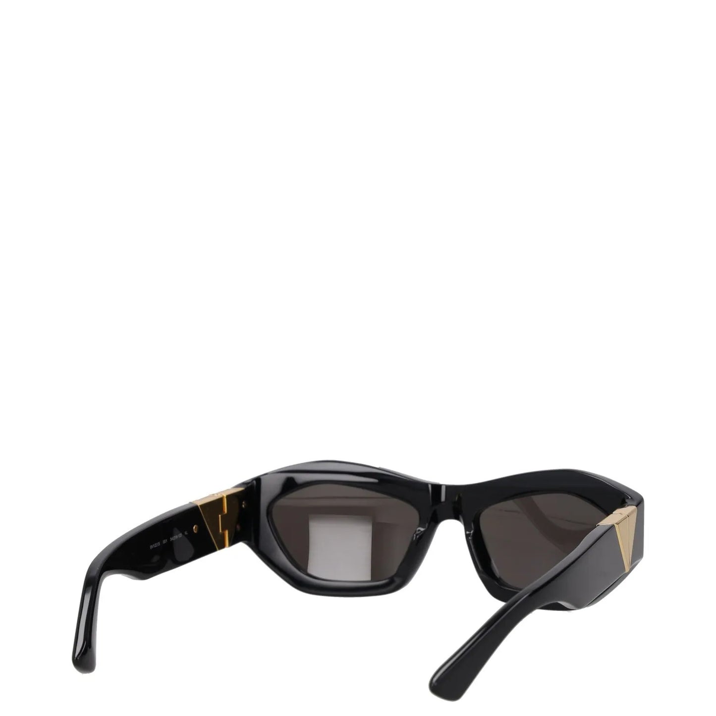 BOTTEGA VENETA Womens Sunglasses Geometric Black Acrylic Tinted Lenses OS RRP385 — View 5