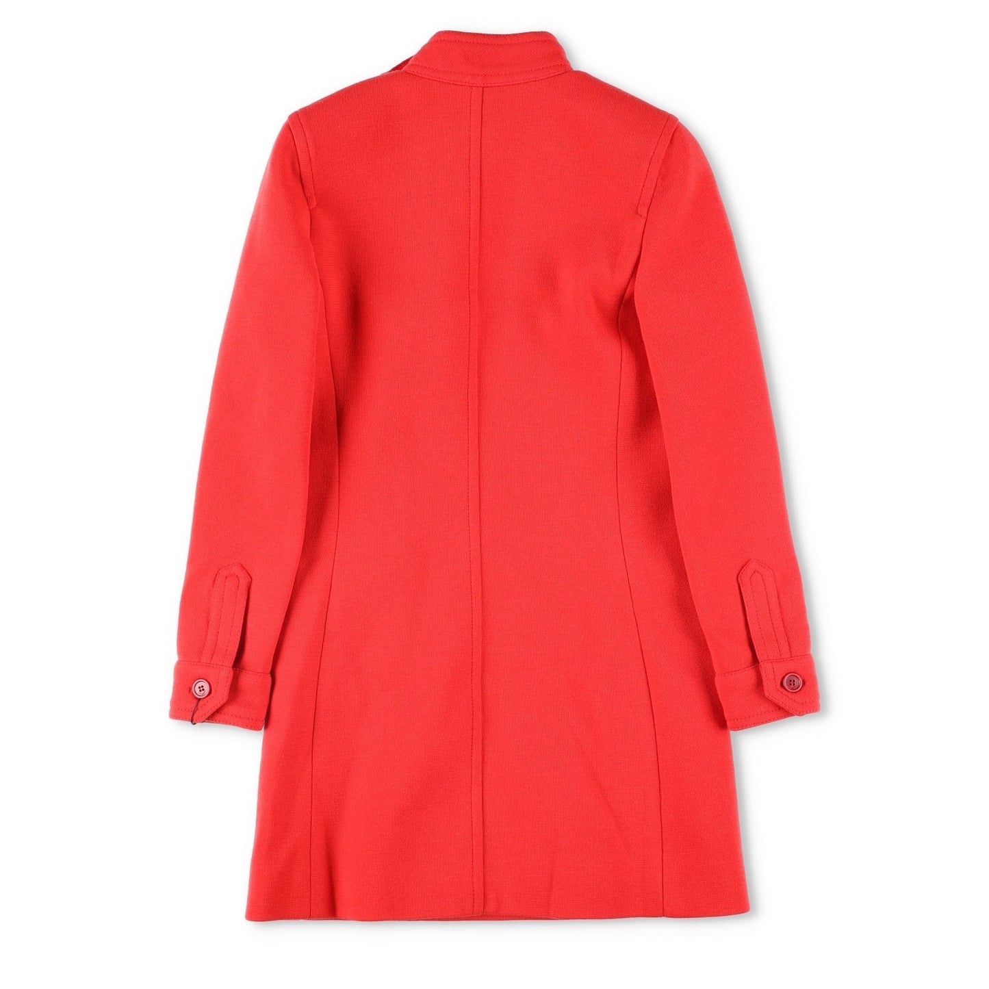 SAINT LAURENT Red Womens Wool Mini Dress Long Sleeve Size 36 Party RRP1900 — View 12
