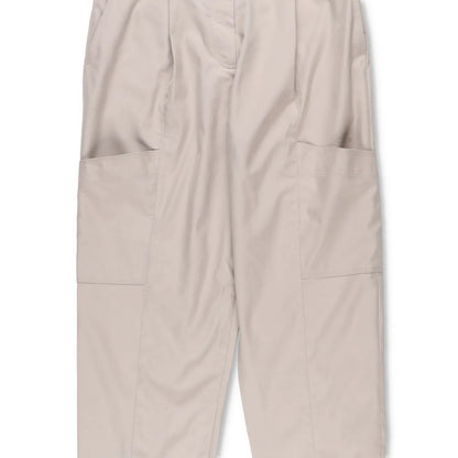 TIBI Mens Trousers Cotton Regular Fit Beige Large Pockets Size 6 RRP 250 — View 3