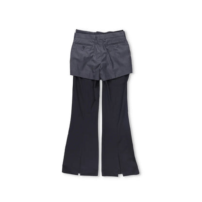 BETTTER Womens Double Waistband Trousers Black Grey Slim Leg Size M RRP 800 — View 9