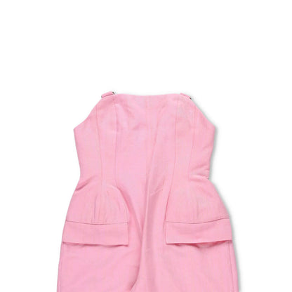 PAPA OPPONG Womens Edy Petiole Overall Kente Jumpsuit Pink One-Piece S RRP 2265 — View 2