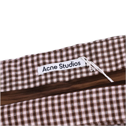 ACNE STUDIOS Womens Irella Short Skirt Checked Multicoloured Mid Waist 42 RRP245 — View 5