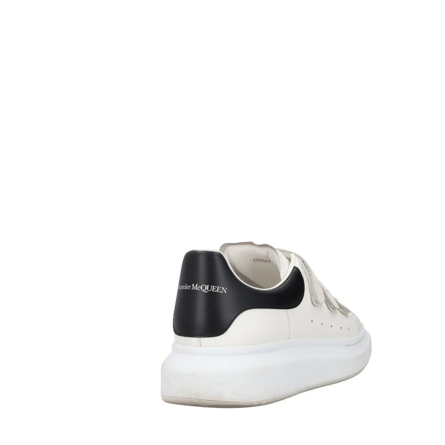 ALEXANDER MCQUEEN Mens White Black Leather Strappy Chunky UK 6 RRP 470 — View 6