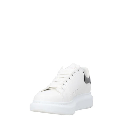 ALEXANDER MCQUEEN Womens Sneakers White Leather Low Top Lace Up EU 35.5 RRP 450 — View 3