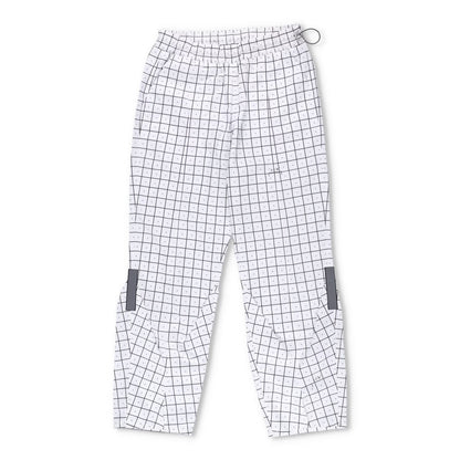 A-COLD-WALL Womens Jogger Trousers White Polyester Geometric Design M RRP 300