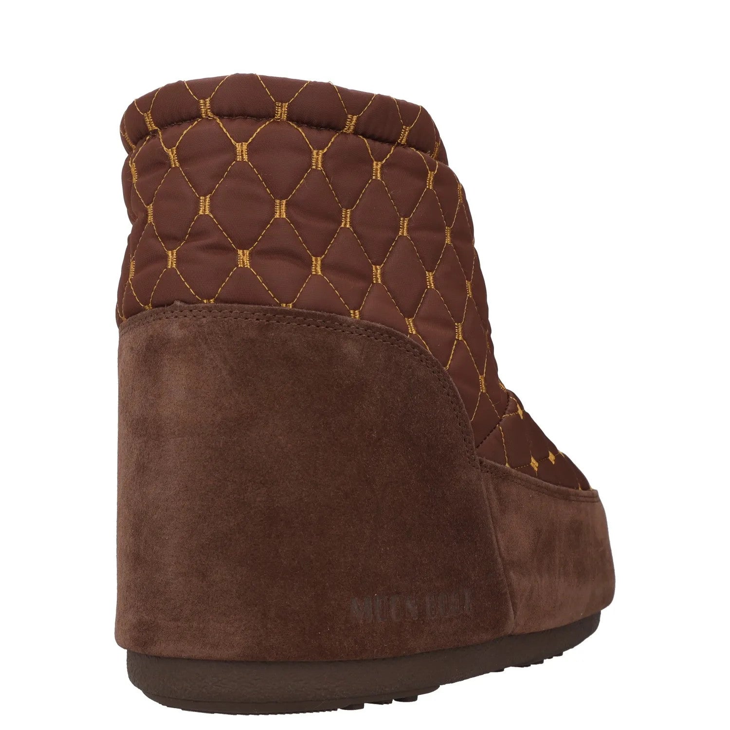 MOON BOOT Womens Icon Low Nolace Quilted Snow Boot Brown UK10.5-12 RRP 225 — View 6