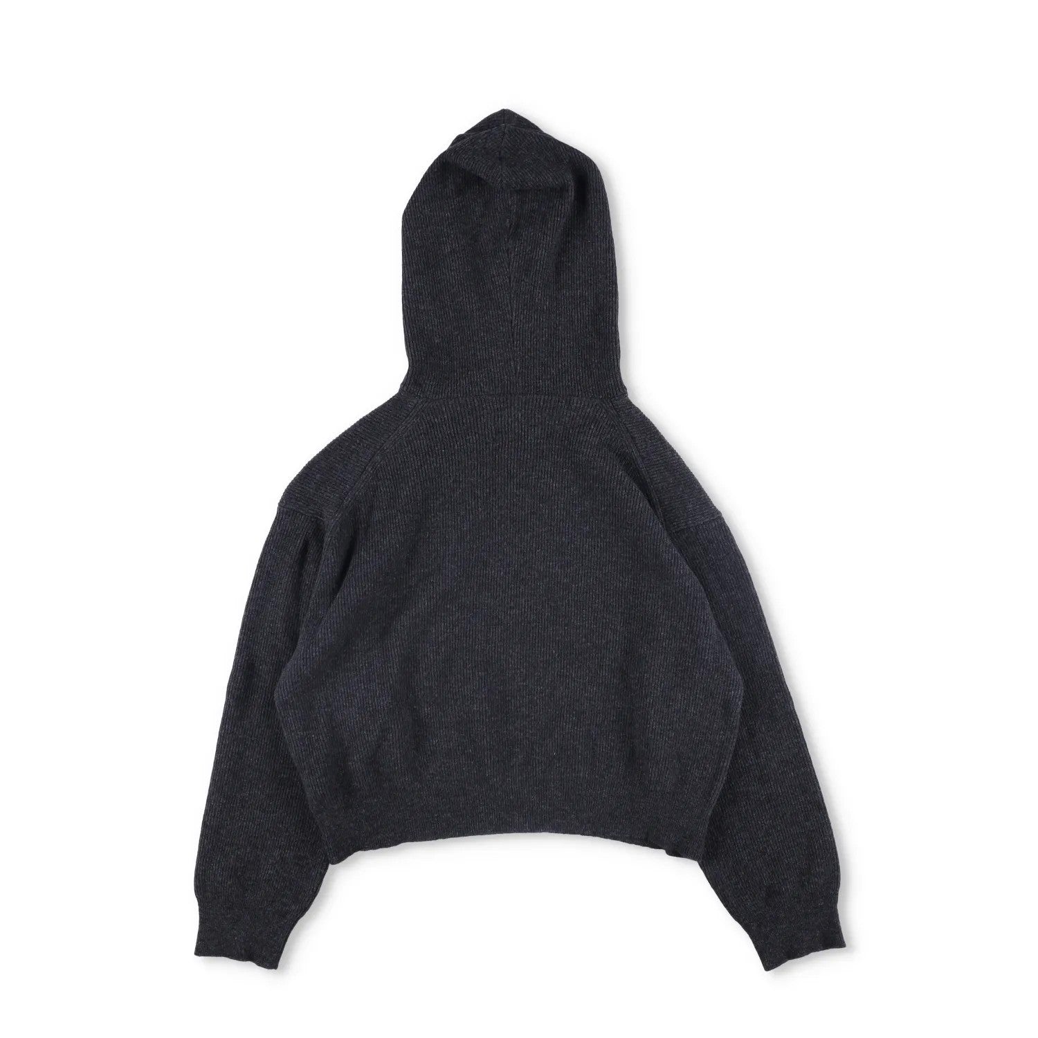 NANUSKHA Womens Cropped Hoodie Grey Front Pocket Pullover Size S RRP 320 — View 9