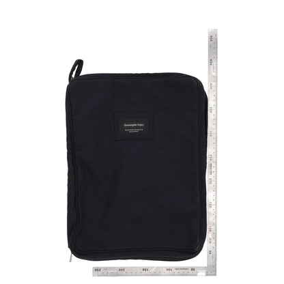 ZEGNA Mens Packaway Bagpack Navy Blue Rayon Front Logo Handle Size M RRP 245 — View 5