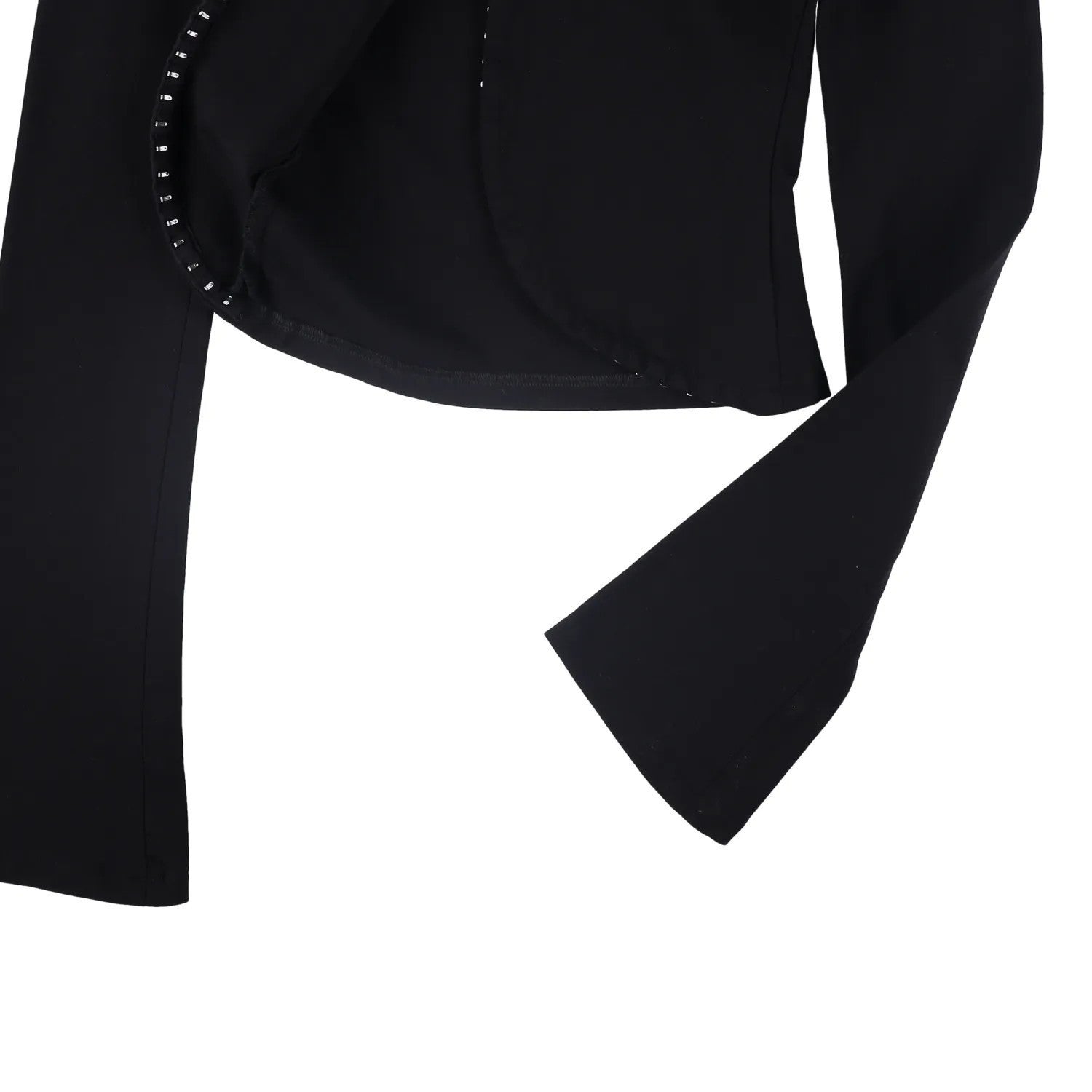 JADE CROPPER Womens Next Gen Long Sleeve Cardigan Black Size XS - S RRP 440 — View 3