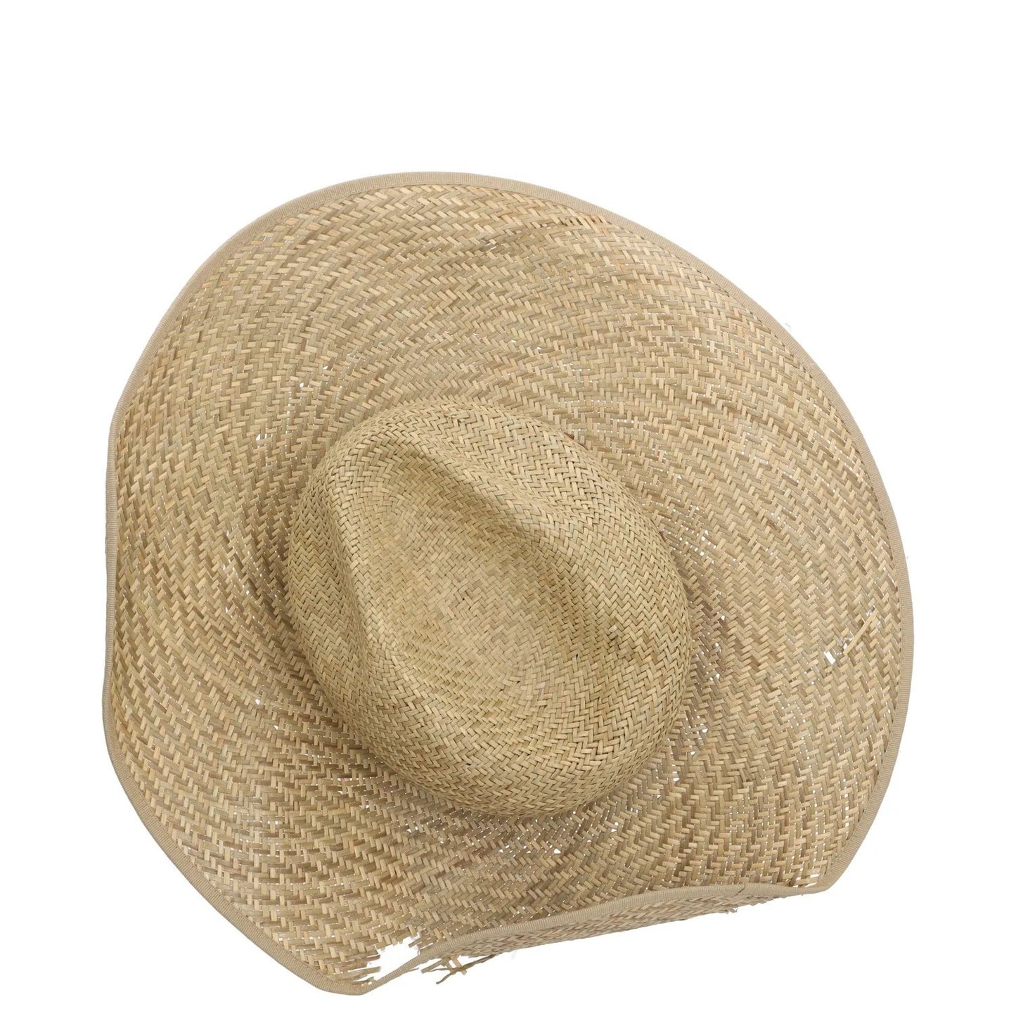 GUCCI Womens Straw Mora Hat  Fedora Beige Neutrals Buckle Size M RRP 435 — View 7