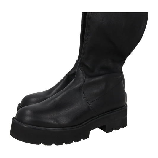 STUART WEITZMAN Womens Lowland Ul. Over the Knee Boots Black UK 8 RRP 950 — View 2