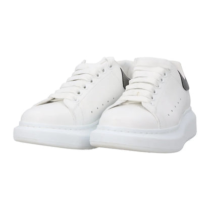 ALEXANDER MCQUEEN Womens Sneakers White Leather Low Top Lace Up EU 35.5 RRP 450 — View 9