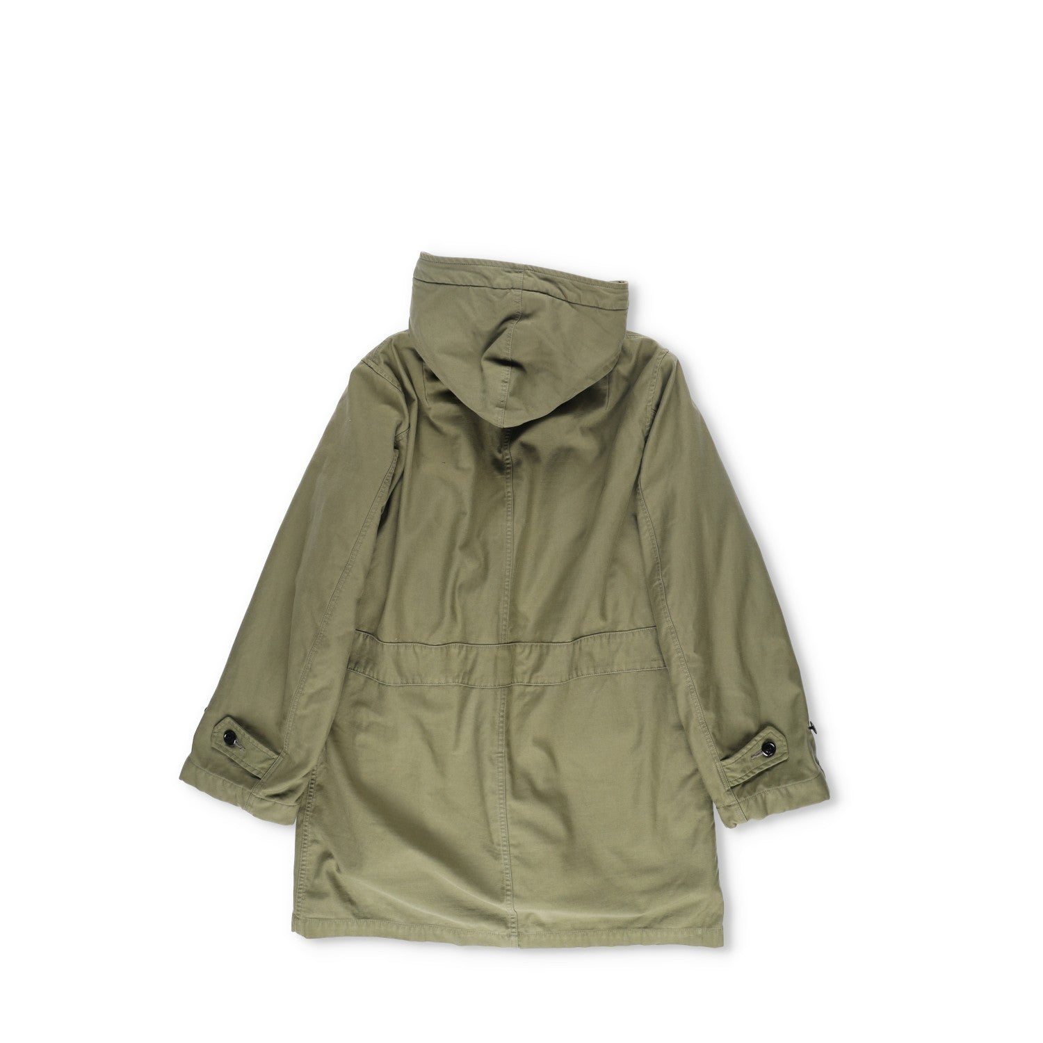 SAINT LAURENT Cotton Mens Parka Jacket Green Shearling Lining Size XS RRP3000 — View 10