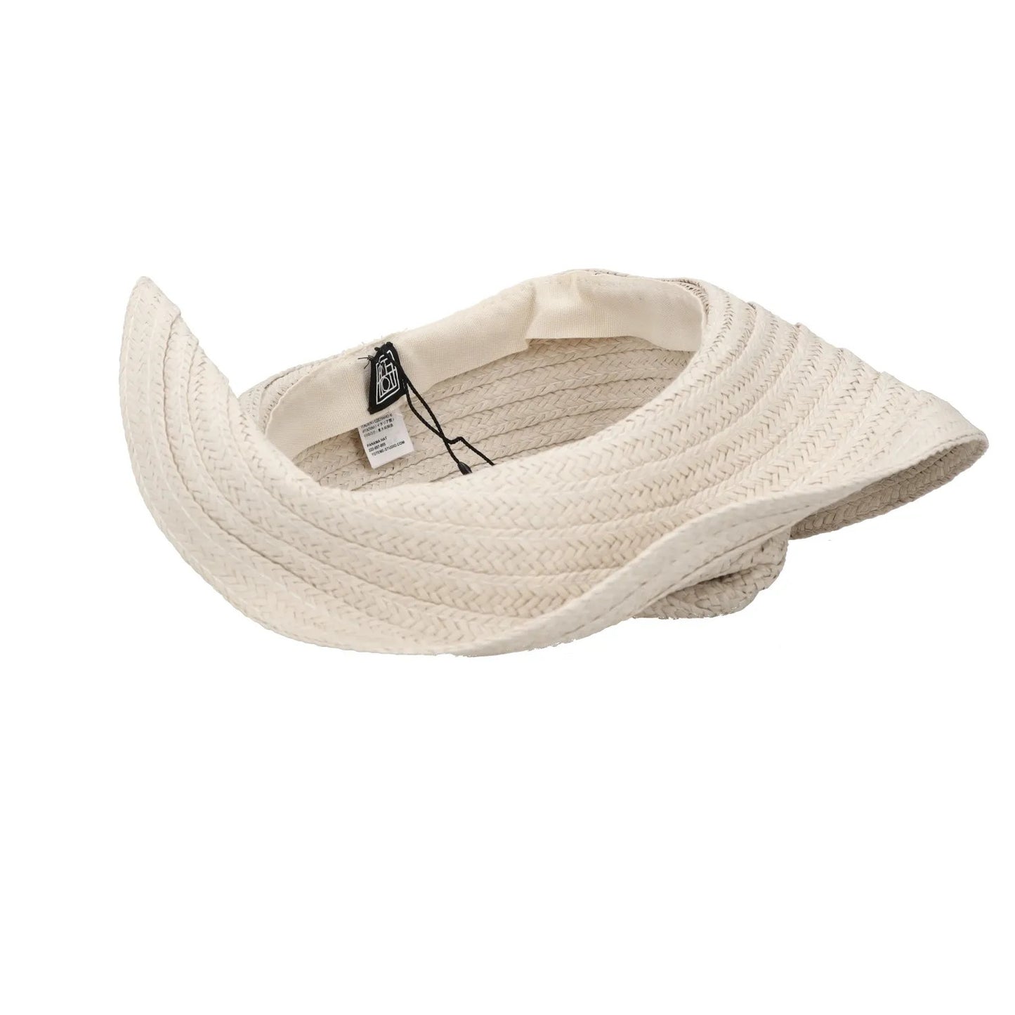 TOTEME Womens Sun Hat Beige Viscose Casual Summer Wear Size XS - S RRP 185 — View 10