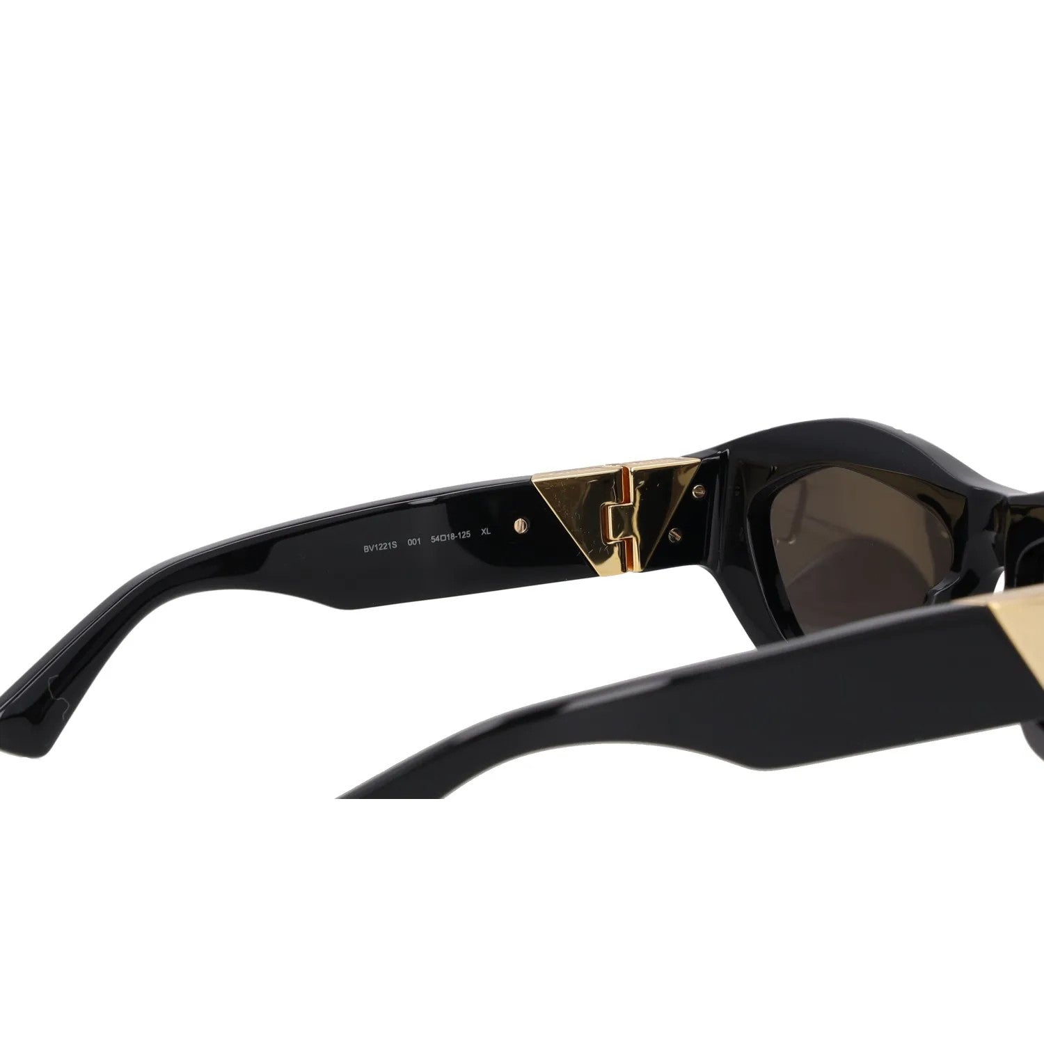 BOTTEGA VENETA Womens Sunglasses Geometric Black Acrylic Tinted Lenses OS RRP385 — View 11