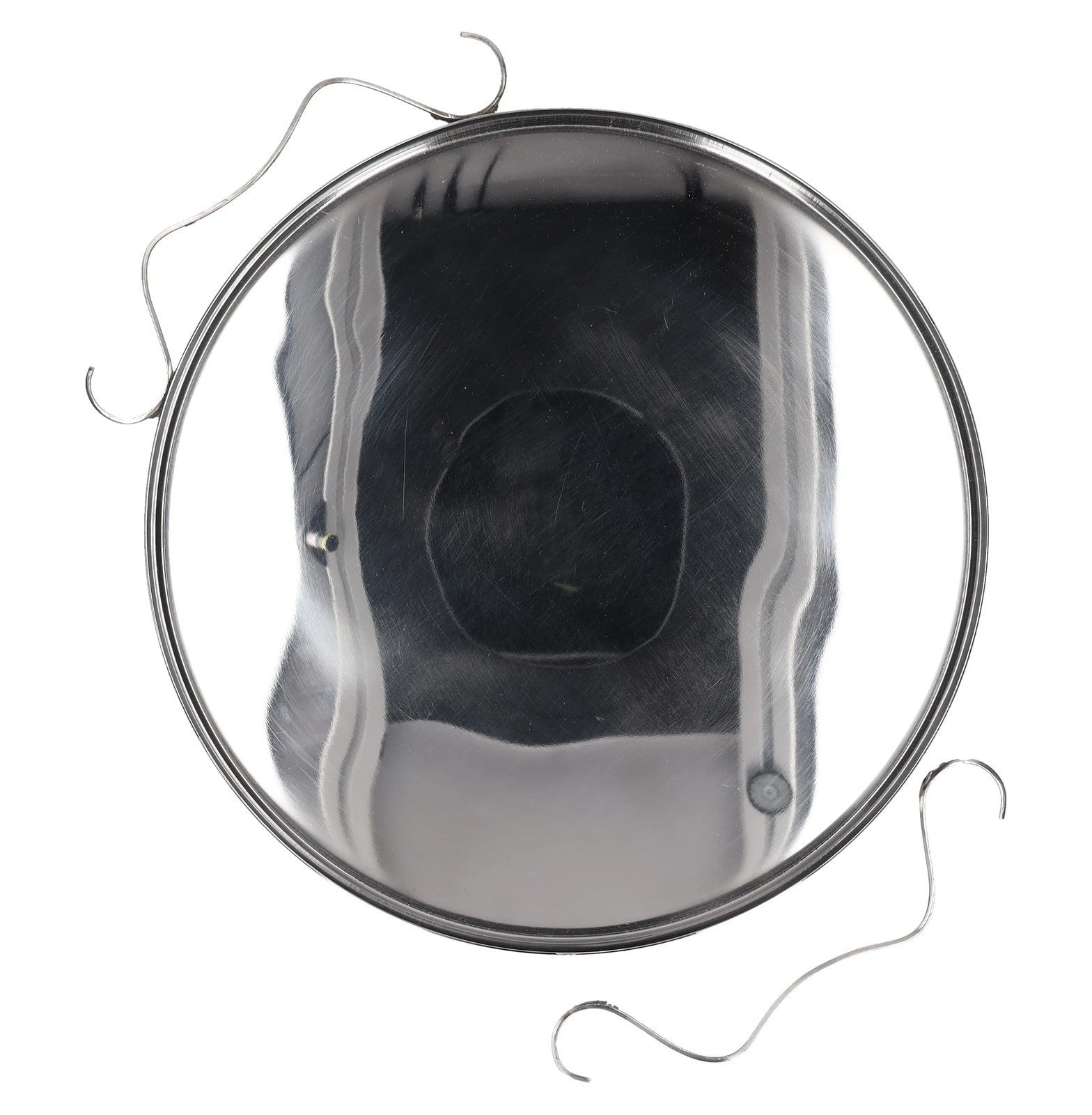 Sophie Lou Jacobsen Squiggle Tray Large Silver Stainless Steel Round OS RRP 155 — View 4