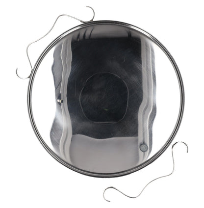 Sophie Lou Jacobsen Squiggle Tray Large Silver Stainless Steel Round OS RRP 155 — View 4