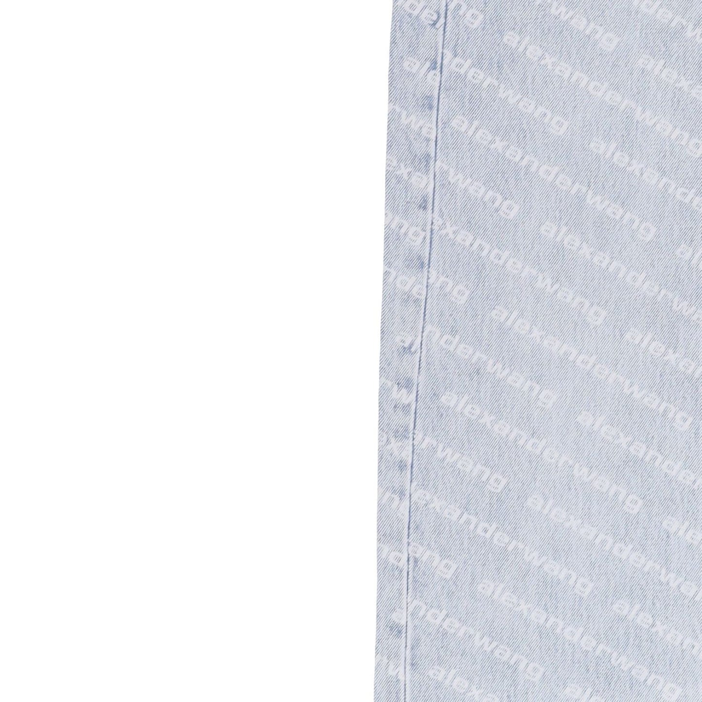 ALEXANDER WANG Womens Ez Mid Rise Relaxed Stripe Pebble Bleach Jeans 26 RRP 515 — View 6