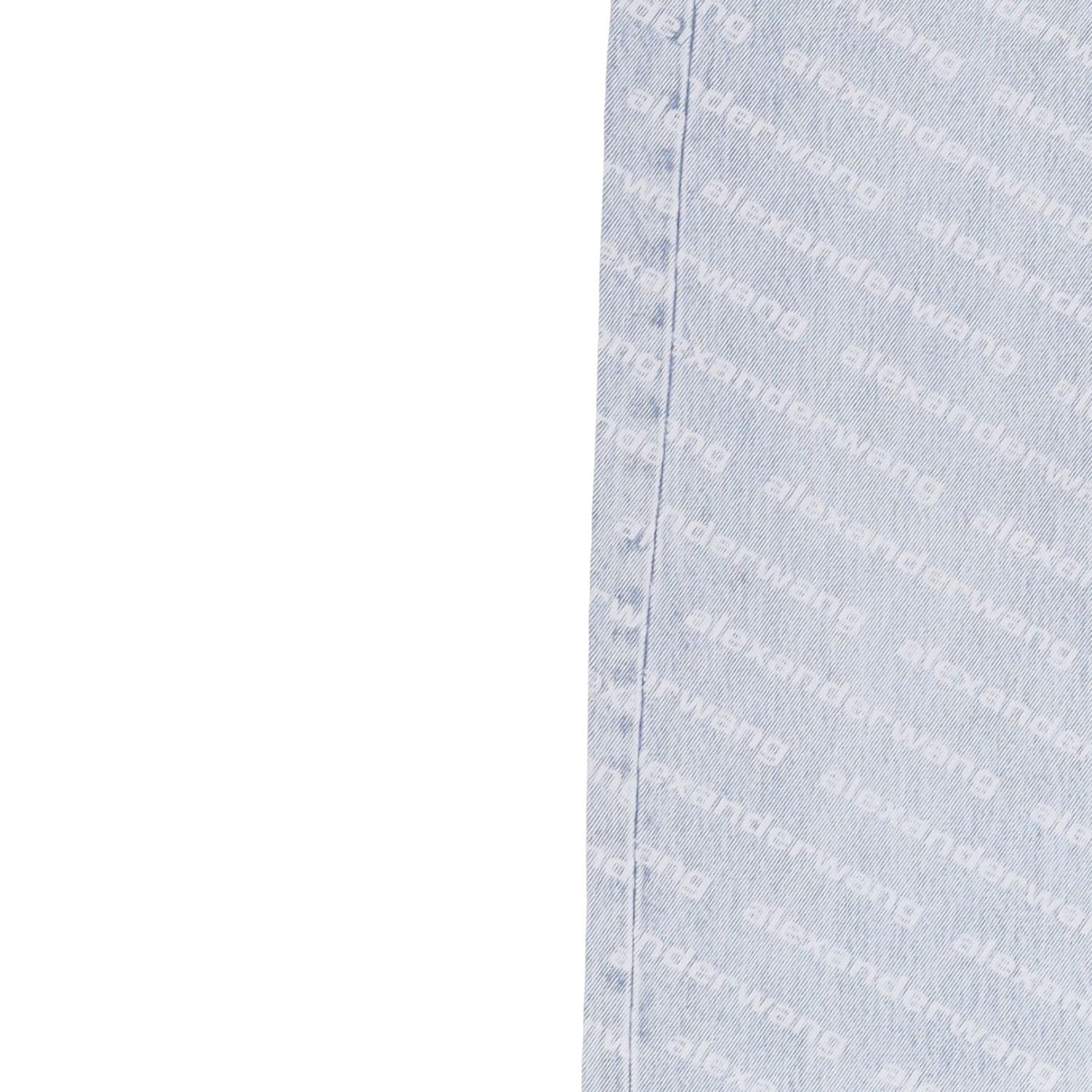 ALEXANDER WANG Womens Ez Mid Rise Relaxed Stripe Pebble Bleach Jeans 26 RRP 515 — View 6