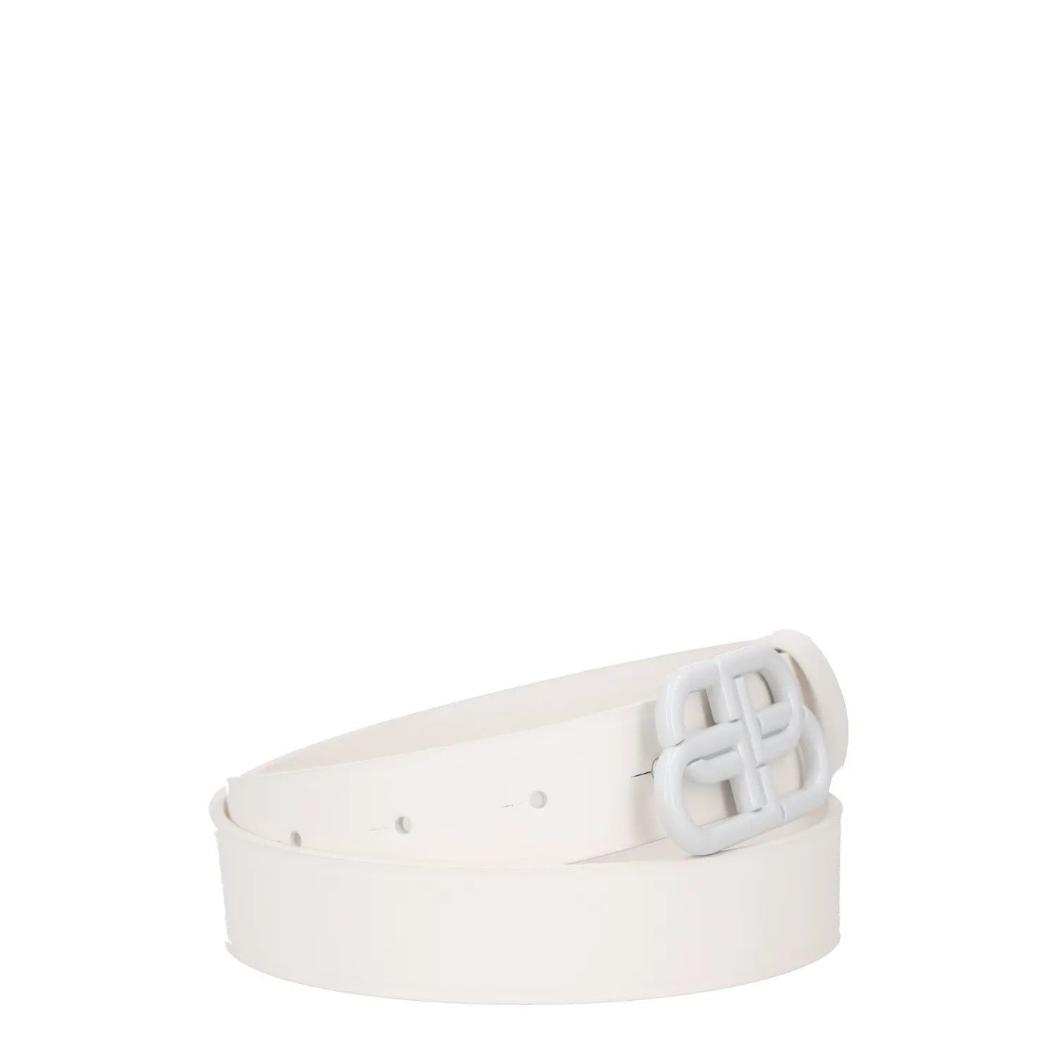 BALENCIAGA Womens Belt White Leather White Buckle Regular Width Size 70 RRP 360 — View 6