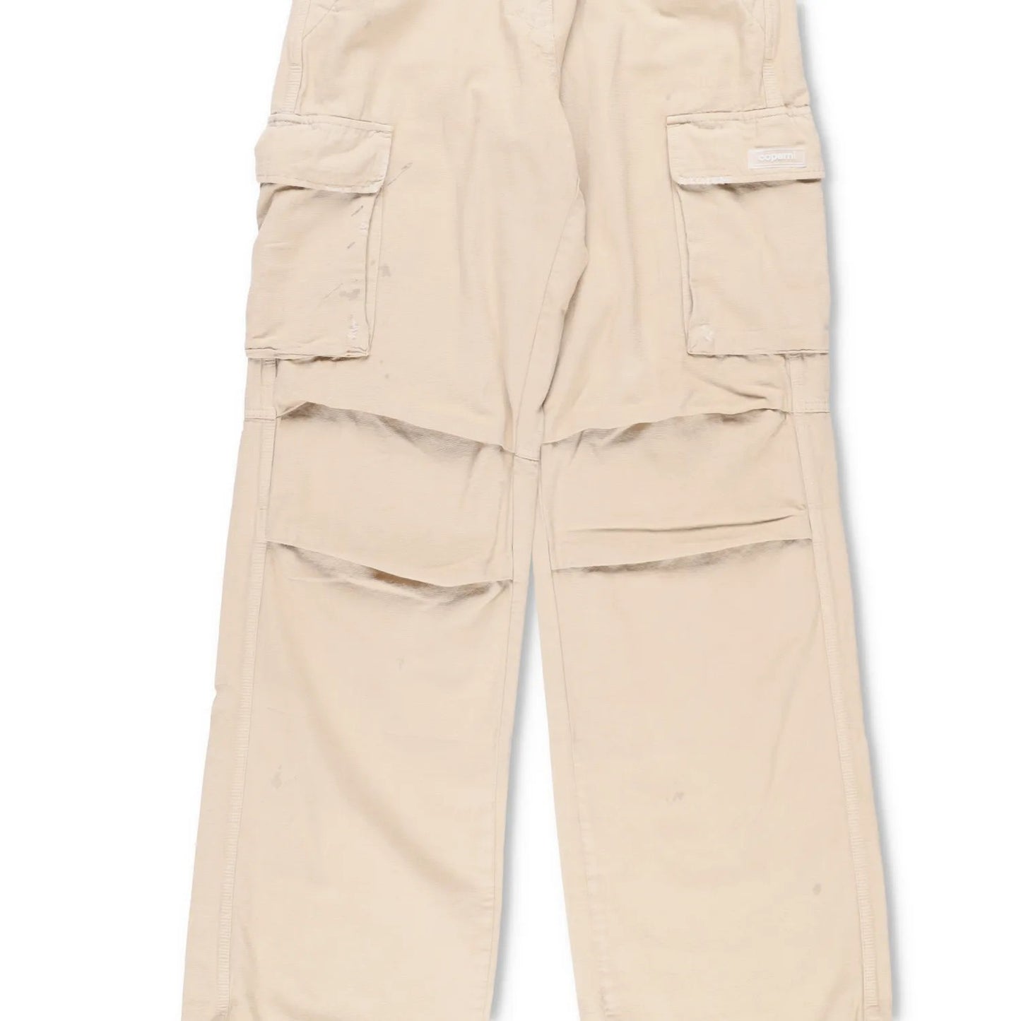 COPERNI Womens Canvas Wide Leg Cargo Pants Relaxed Fit Neutrals 34 RRP 810 — View 3