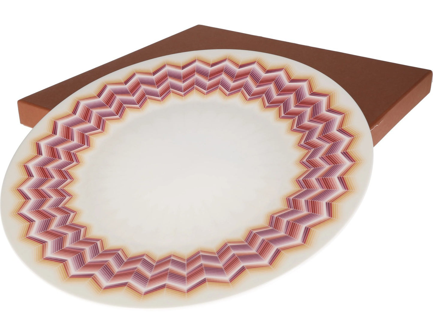 MISSONI TABLEWARE Zig Zag Jarris 156 32Cm Charger Plate Multicoloured OS RRP 182 — View 5