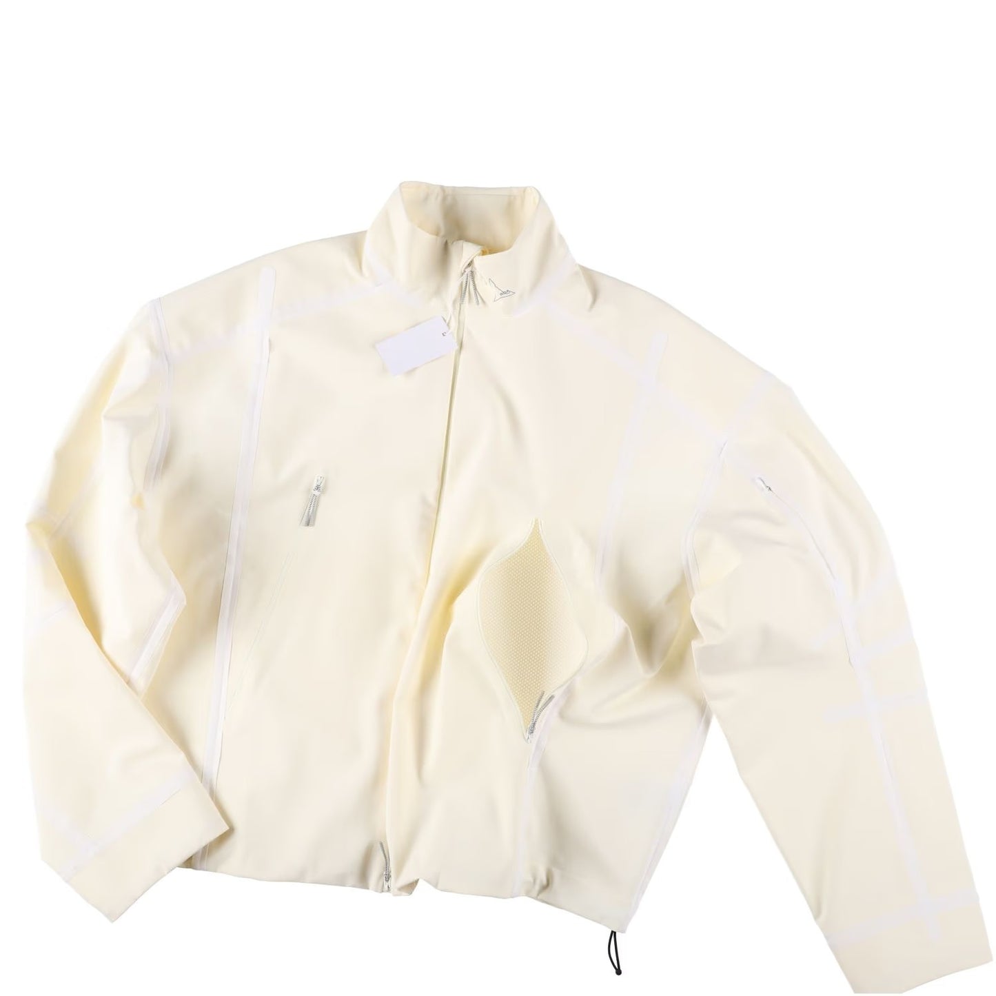 ROA Mens Softshell Jacket White High Neck Zip Front Windbreaker Size XL RRP 785 — View 10