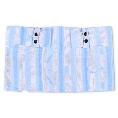 FEBEN Womens The Read Mini Skirt Multicoloured Buttons Striped Short 36 RRP 505