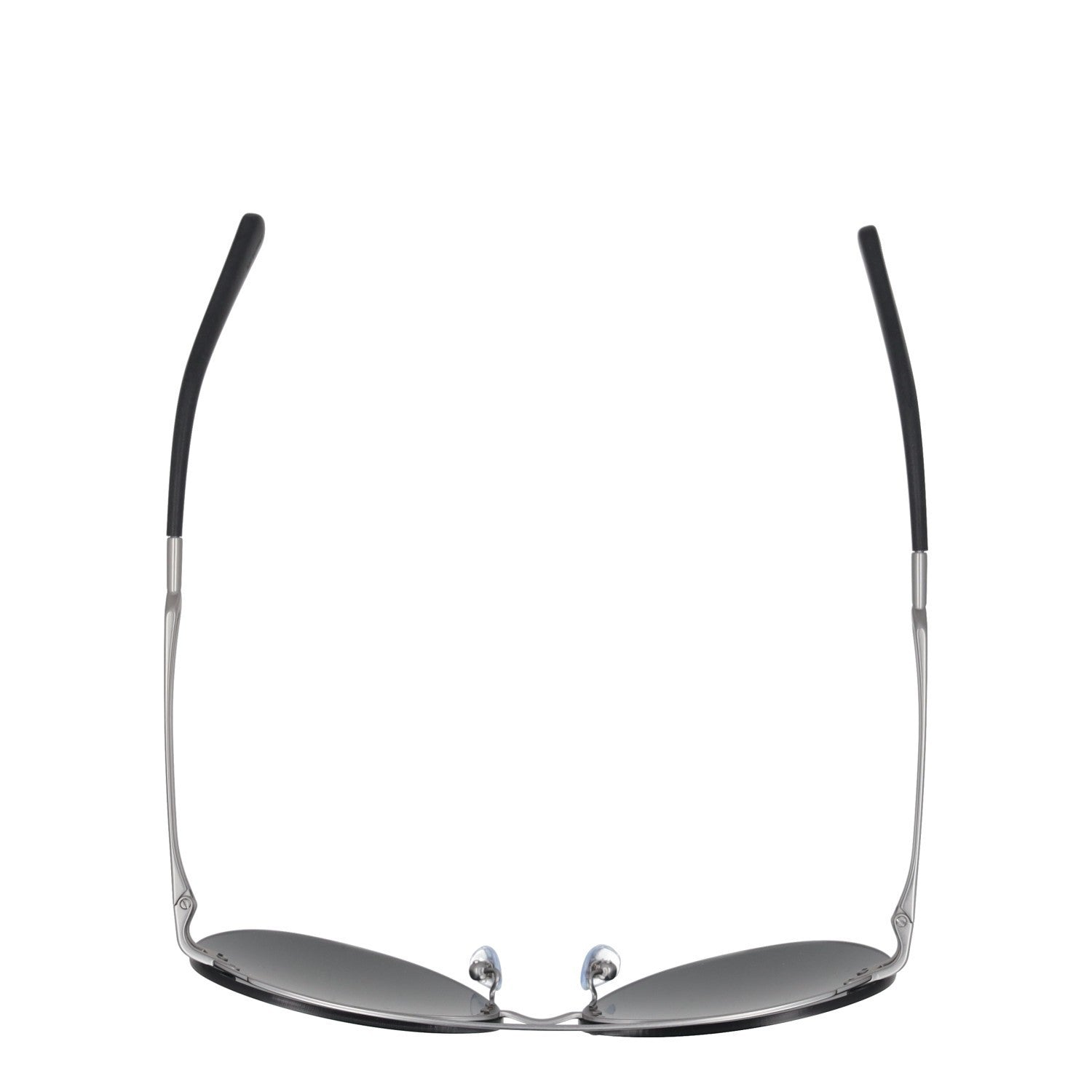 BVLGARI Grey Semi-Rimless Pilot Metal Sunglasses Mens Designer Iconic RRP320 — View 9