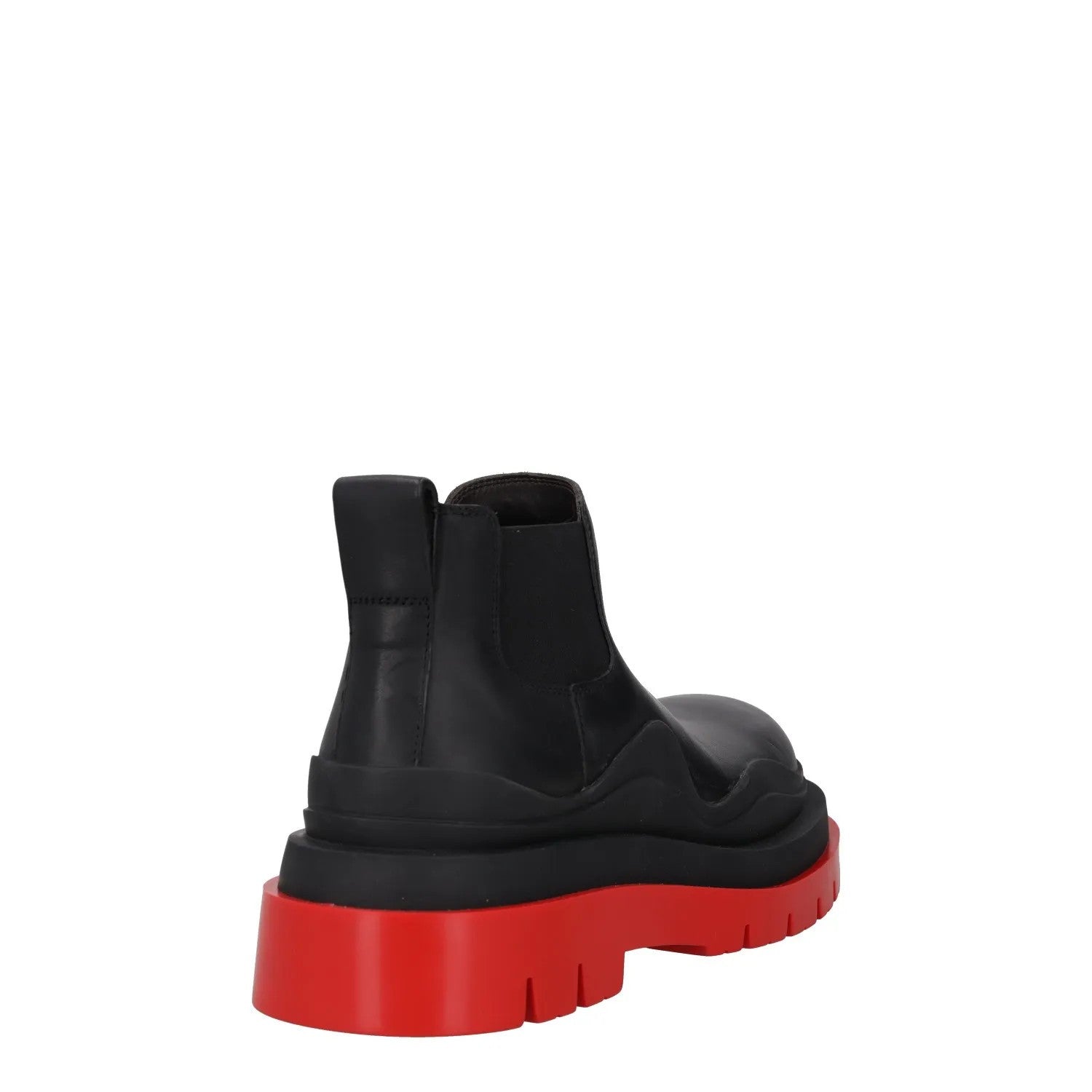 BOTTEGA VENETA Womens Block Heel Booties Black Leather Red Sole UK 5 RRP 1080 — View 6