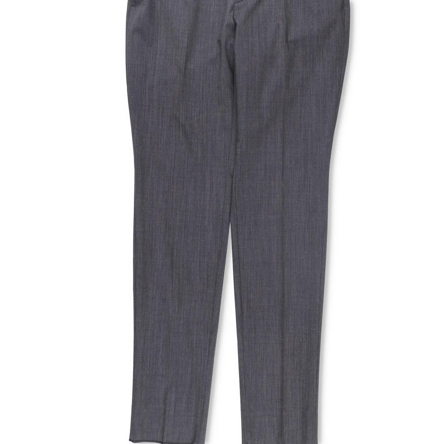 ZEGNA Mens Dress Pants Grey Pleated Flat Front Trousers Wool Blend 50 R RRP 350 — View 3