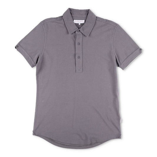 ORLEBAR BROWN Mens Polo Shirt Short Sleeve Collared Grey Cotton Size L RRP 275