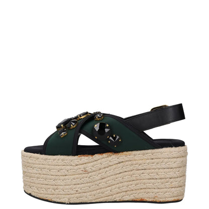 MARNI Womens Espadrille Sandals Black Leather Buckle Strappy UK 5 RRP 250 — View 4