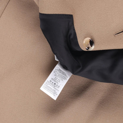 BOTTEGA VENETA Womens Long Beige Wool Coat Double Breasted Size 40 RRP 3500 — View 9