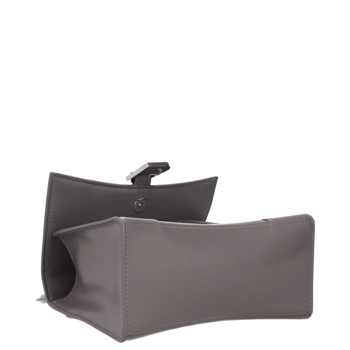 BALENCIAGA Womens Top Handle Bag Grey Leather Handbag Size Small RRP 2090 — View 5