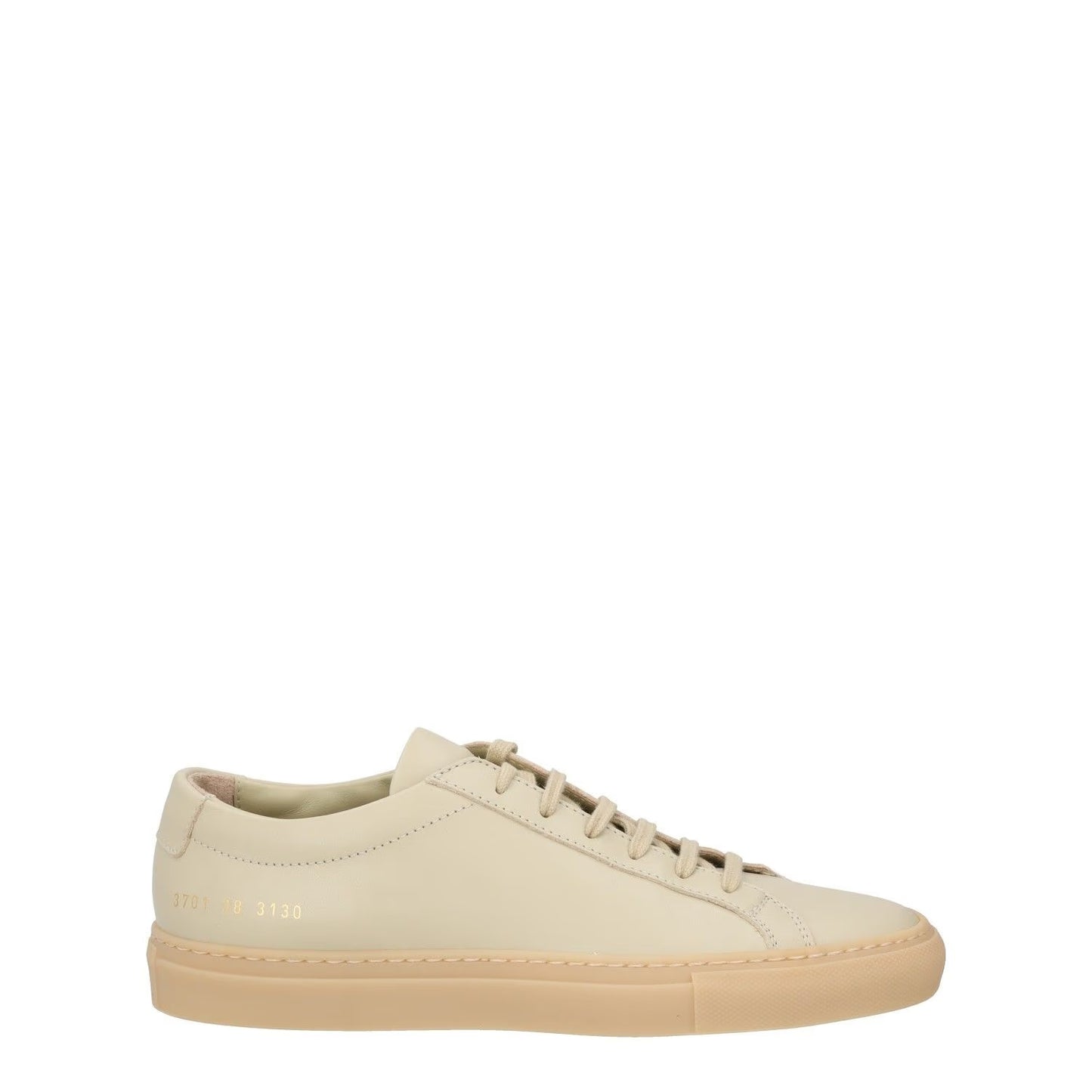 COMMON PROJECTS Womens Trainers Green Leather Low Top Lace Up Rubber UK 4 RRP395