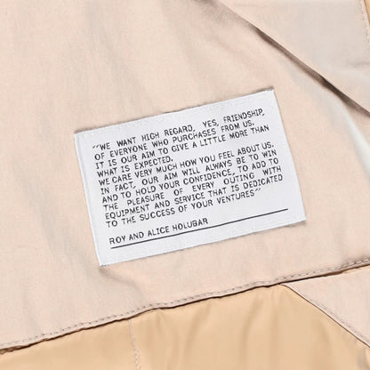 HOLUBAR Mens Parka Coat Cotton Nylon Polyester Blend Mid Length Beige L-4 RRP500 — View 9