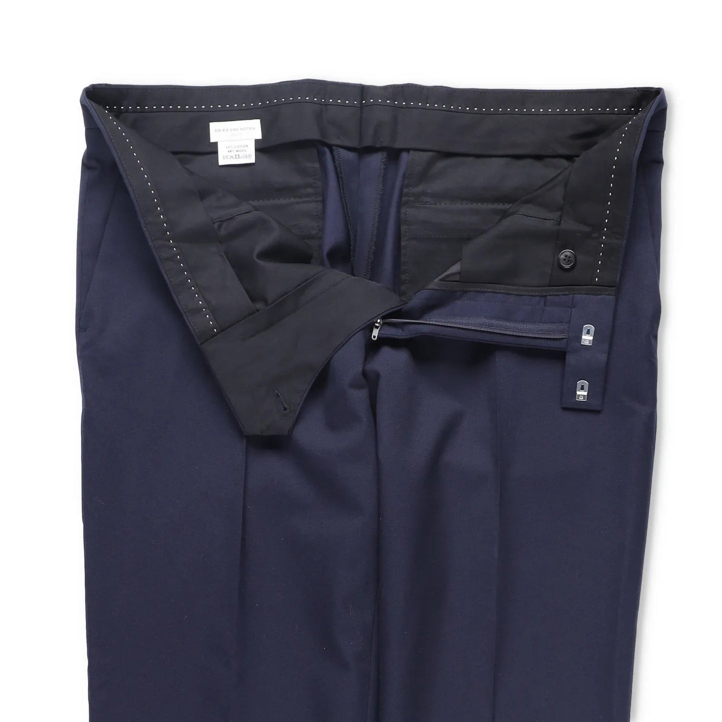 DRIES VAN NOTEN Mens Trousers Straight Leg Regular Fit Blue Size 54 RRP 450 — View 6