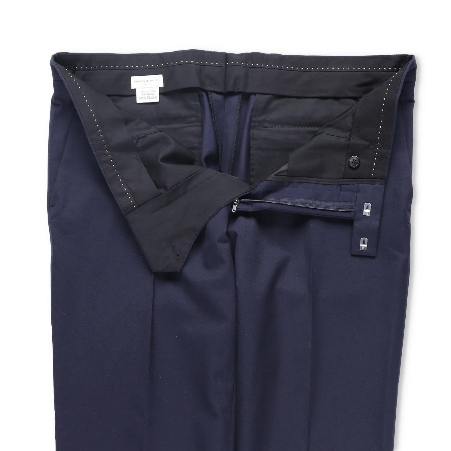 DRIES VAN NOTEN Mens Trousers Straight Leg Regular Fit Blue Size 54 RRP 450 — View 6
