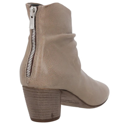 OFFICINE CREATIVE Womens Ankle Boots Leather Grey Mid Heel Zip UK 5 RRP 550 — View 6