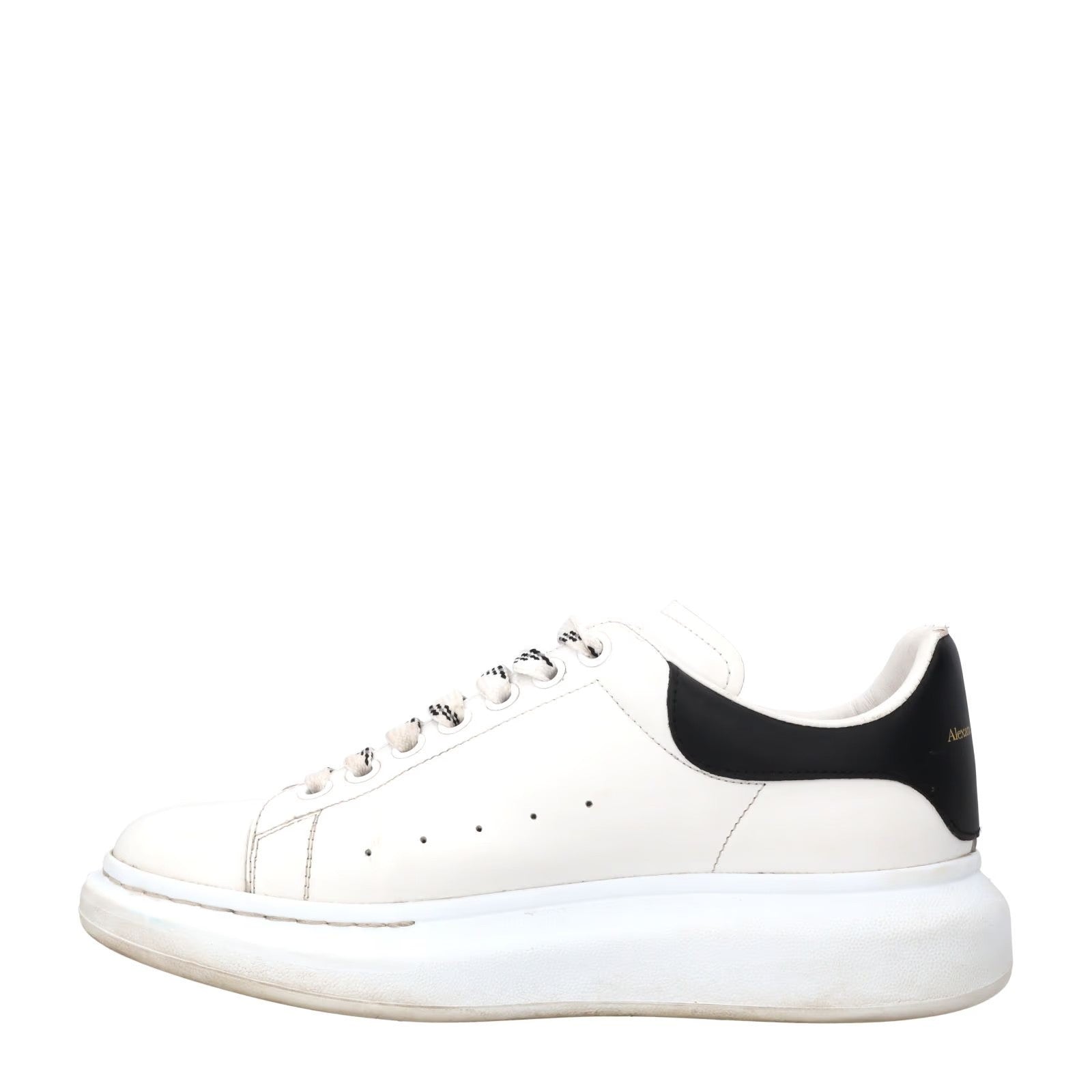 ALEXANDER MCQUEEN Mens Chunky Sneakers White Black Low Top Lace Up EU 42 RRP 450 — View 4