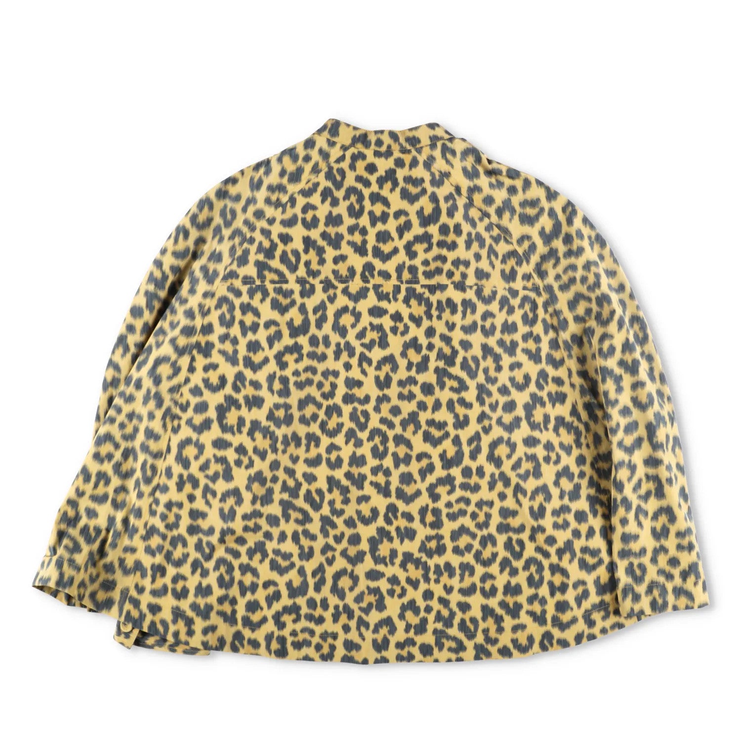 DIOR HOMME Mens Cape Coutre Jacket Leopard Print Buttoned Collarless 48 RRP 750 — View 5