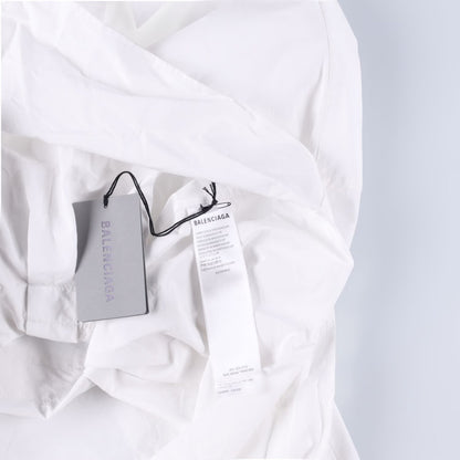 BALENCIAGA OWN BUY Womens Layered Shirt Button-Up White Size 3 RRP 1219.9 — View 2