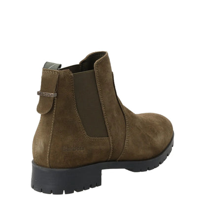 BARBOUR Womens Nina Chelsea Boots Suede Casual Brown Slip On UK 3 RRP 129 — View 8